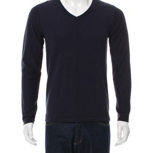 Edun Mens navy wool long sleeve